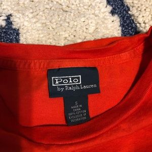 Red size small Polo Ralph Lauren T-shirt.